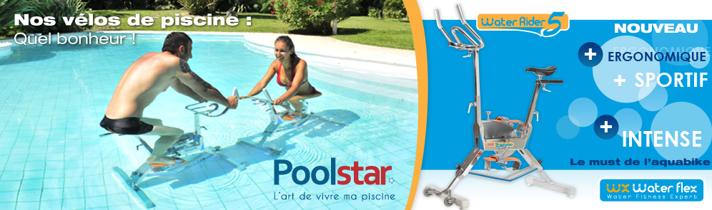 Aquafitness et vélo de piscine Poolstar / Waterflex