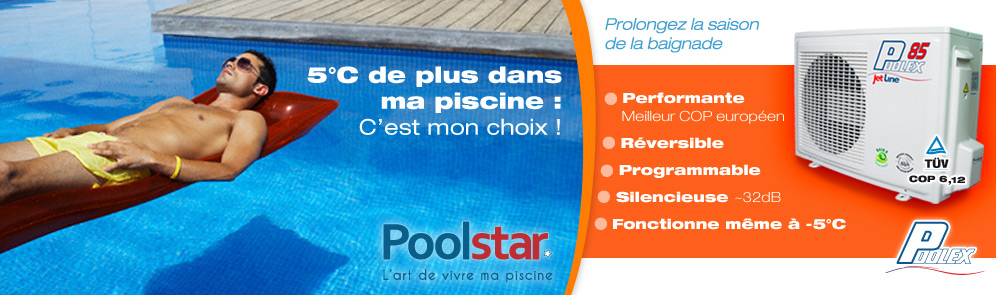 Pompe à chaleur piscine Poolstar / Poolex