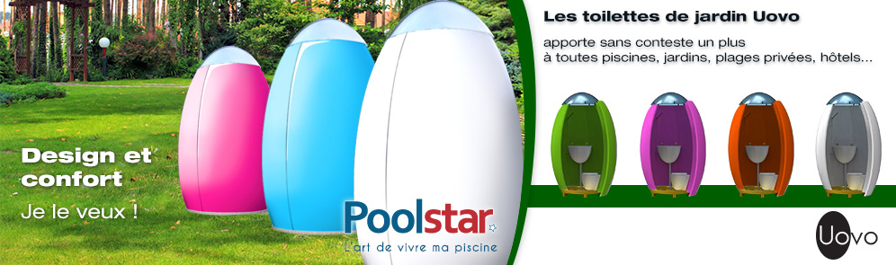 Toilettes de Jardin Uovo par Poolstar