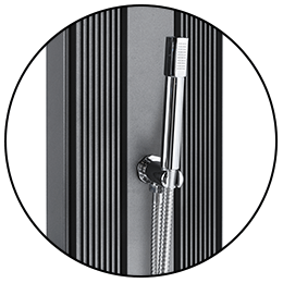 Rince Pieds inclus en Inox