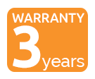 3 years warranty