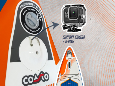 Fixation GoPro sur un SUP