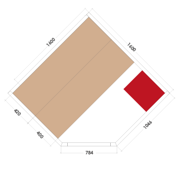 Plan du Venetian 3/4