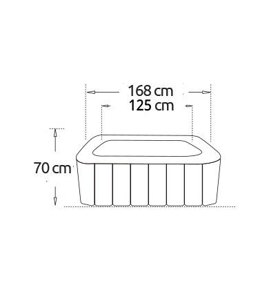 Schema der Abmessungen