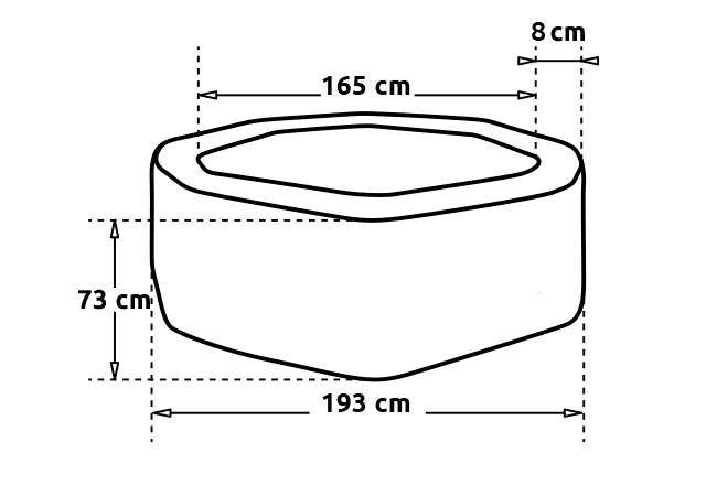 Dimensional chart - netspa parasol