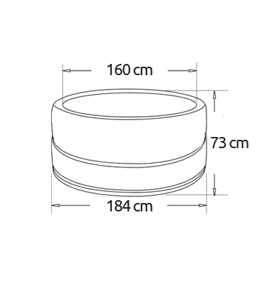 Schema der Abmessungen