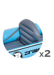 2 sièges kayak inclus