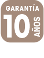 garantía de 10 años