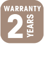 warranty 2 years