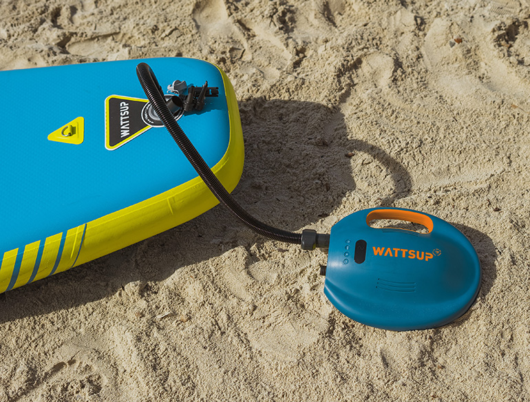 Swift+ Luftpumpe im Einsatz