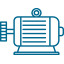 Two-pole asynchronous motor