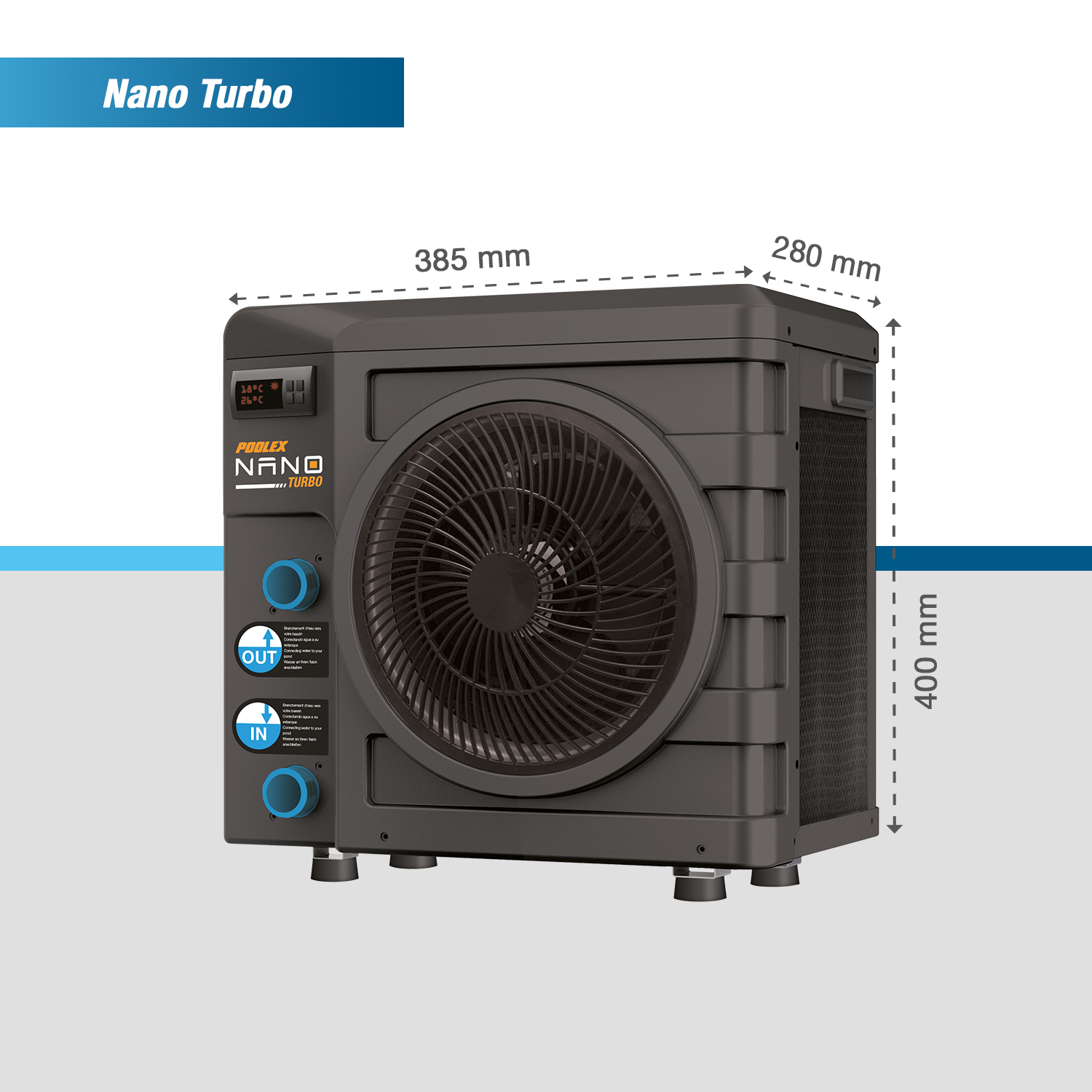 Poolex Nano Turbo dimensions