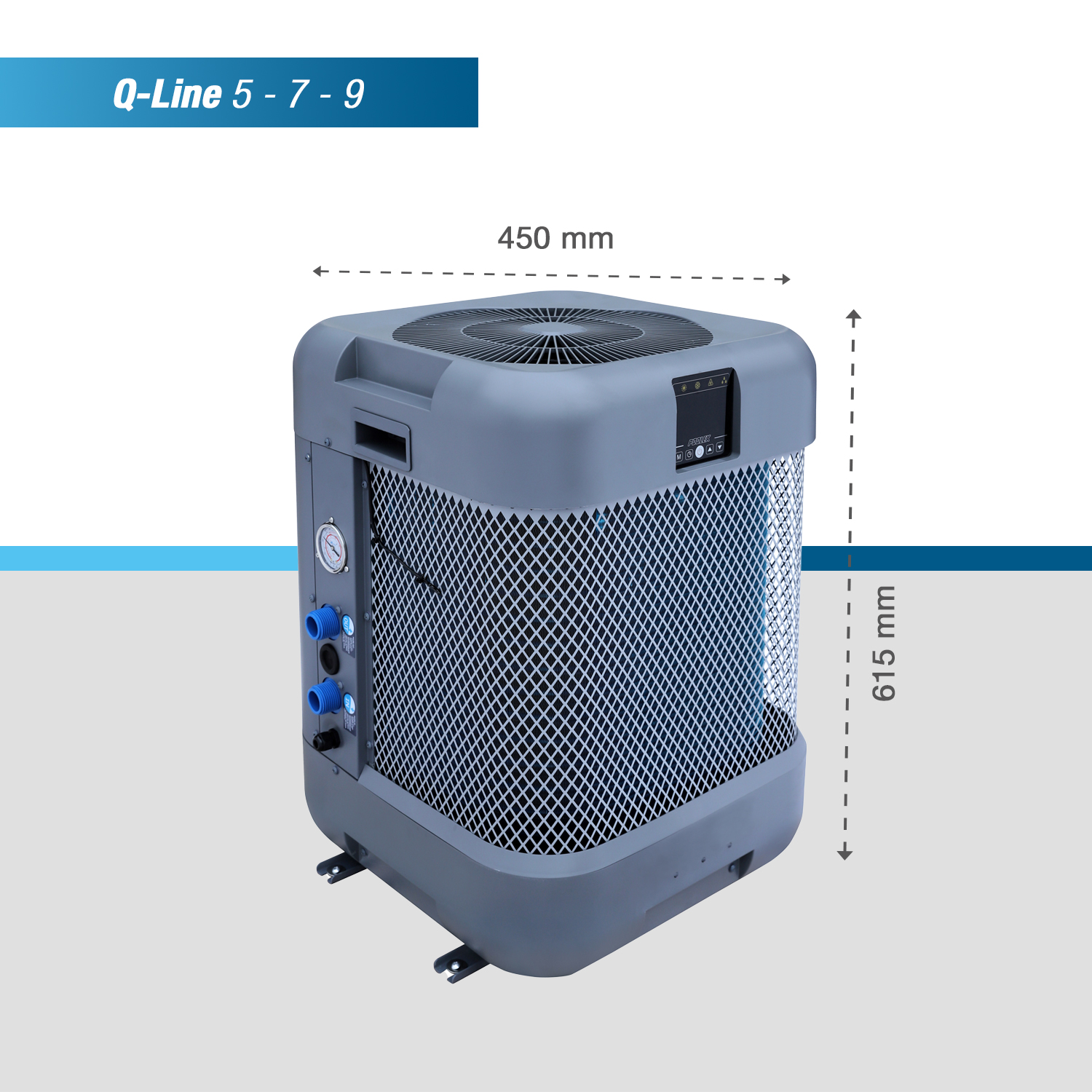 Poolex Q-Line dimensions